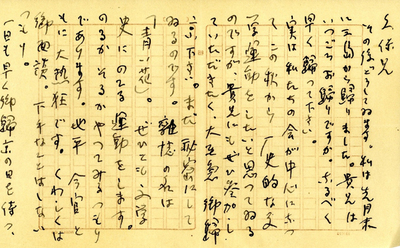 太宰治書簡　久保隆一郎宛