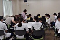大学生との懇談