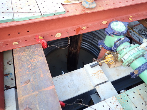 機械掘削状況(近景)