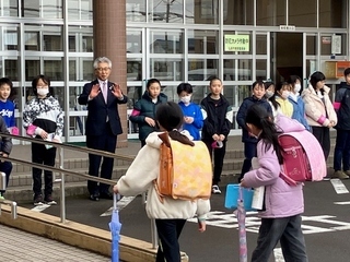 あいさつ運動①