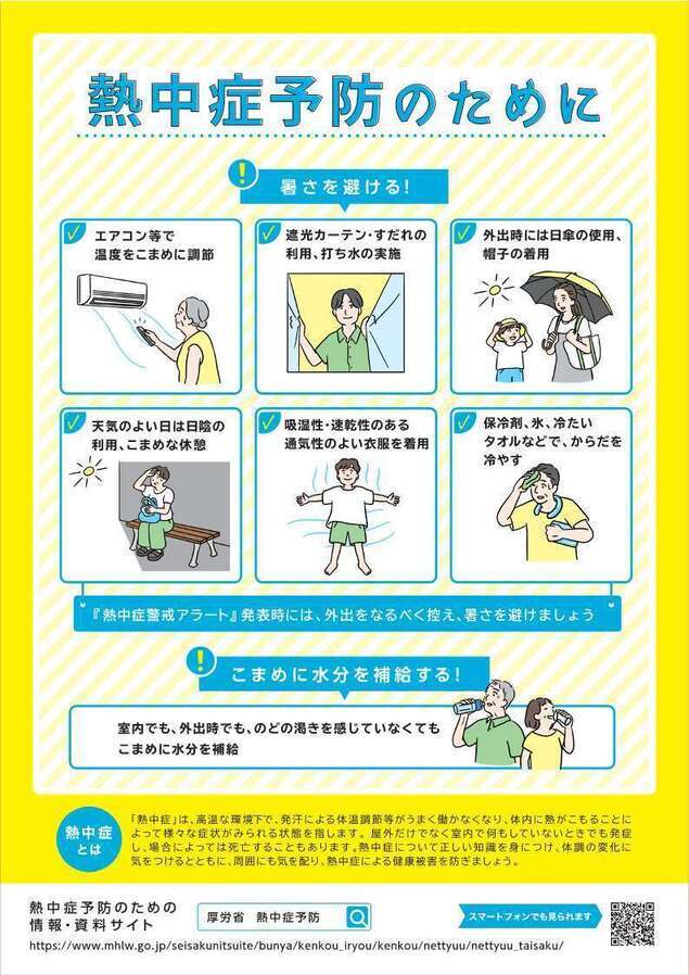 熱中症予防のために１