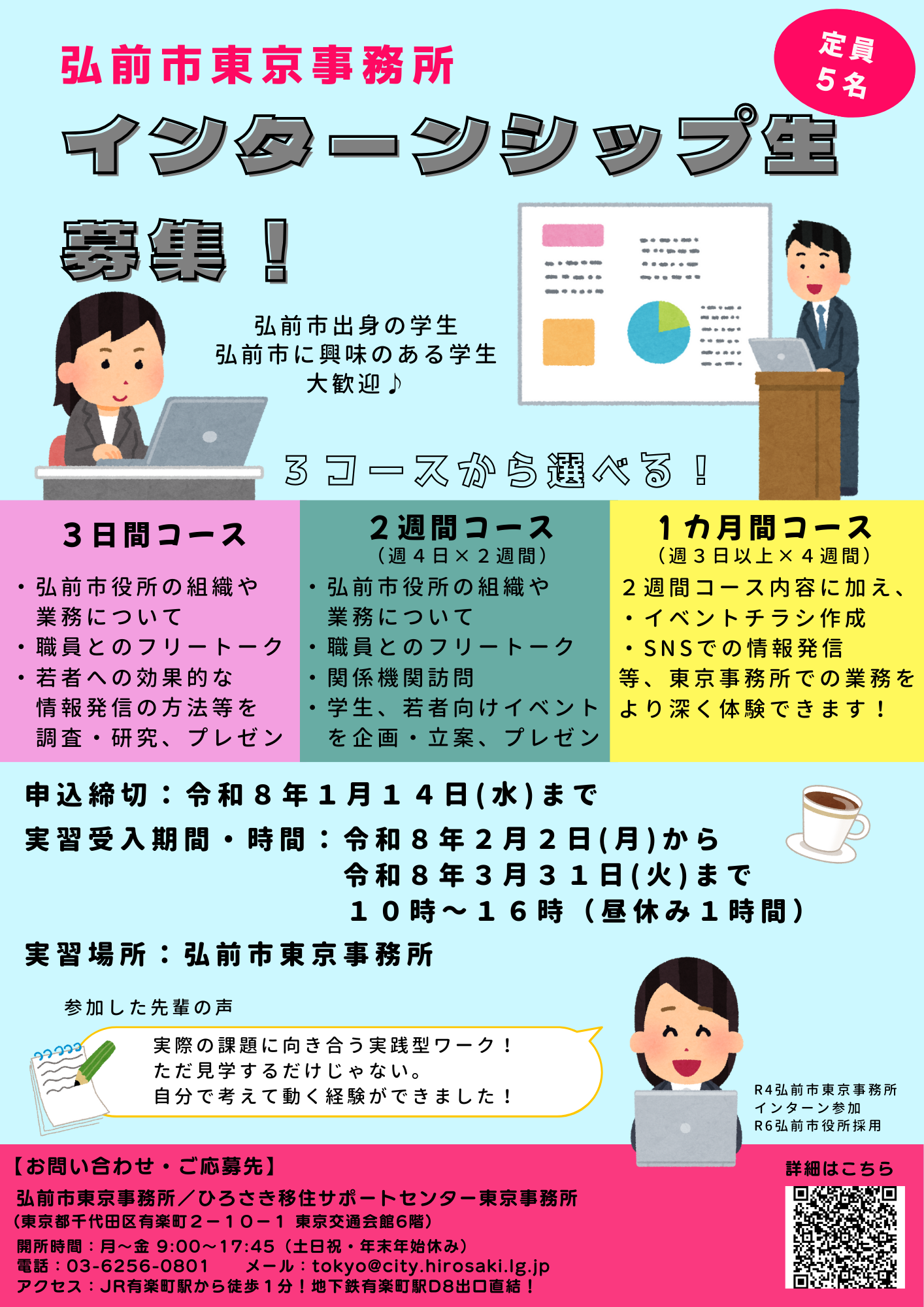 R7東京事務所インターンシップ後期