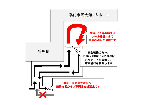 二十歳の祭典車両誘導について