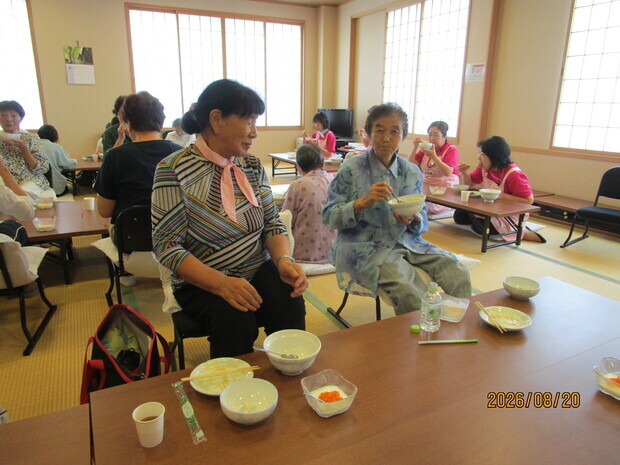 R8.8.20＿高齢者教室＿栄養講座試食